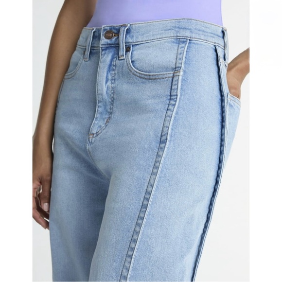 Scoop Women's Slouchy Barrel Straight High Rise Jeans Size 8 - Picture 4 of 5